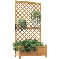 Jardiniera de flori + spalier Costway GT3923OR (Wood) Thumb