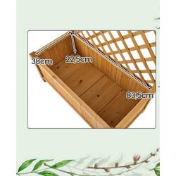 Jardiniera de flori + spalier Costway GT3923OR (Wood) Thumb