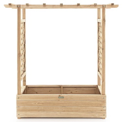 Jardiniera de flori + spalier Costway GT3926NA (Natural)