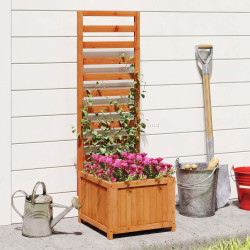 Jardiniera de flori + spalier Costway GT4646OR (Orange)