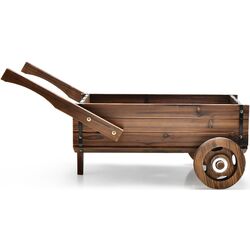 Carucior decorativ pentru flori Costway GT3929CF (Rustic Brown) Thumb