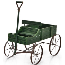 Carucior decorativ pentru flori Costway GT4183GN (Green)