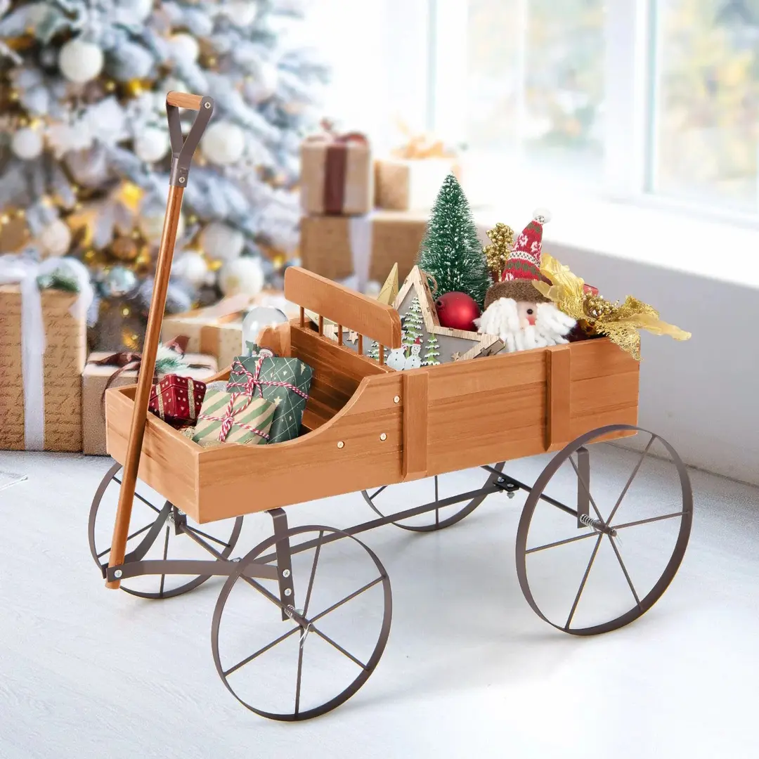 Декоративная тележка для цветов Costway GT4183OR (Orange)