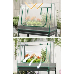 Грядка-теплица Costway GT4256GR (Grey) Thumb