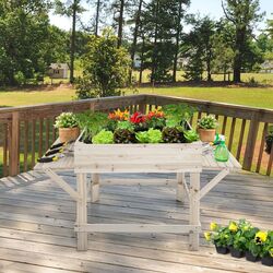 Цветочный ящик Costway TH10012 (Natural Wood) Thumb