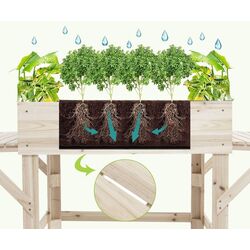 Цветочный ящик Costway TH10012 (Natural Wood) Thumb