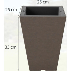 Set ghiveciuri pentru flori Costway HZ10368BN-2 2pcs (Brown) Thumb