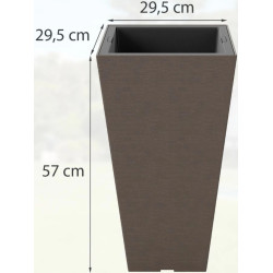 Set ghiveciuri pentru flori Costway HZ10369BN-2 2pcs (Brown) Thumb