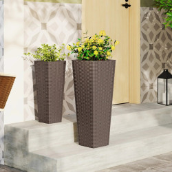 Set ghiveciuri pentru flori Costway NP12483CF 2pcs (Brown) Thumb