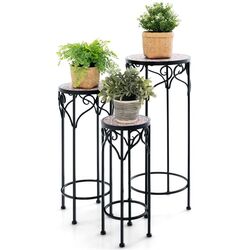 Set de suporturi pentru flori Costway GT4061 (Black) Thumb