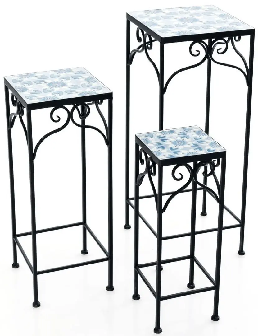 Set de suporturi pentru flori Costway GT4070 (Black)