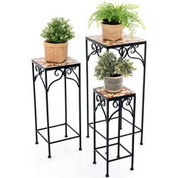 Set de suporturi pentru flori Costway GT4071 (Black) Thumb