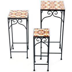 Set de suporturi pentru flori Costway GT4071 (Black)