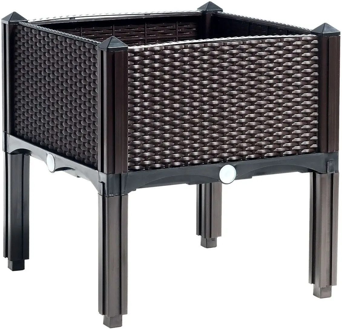 Set de suporturi pentru flori Costway OP70301BN (Brown) - 2