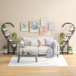 Set de suporturi pentru flori Costway GT4090DK (Black) Thumb