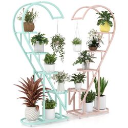 Set de suporturi pentru flori Costway GT4090PB (Pink/Blue) Thumb