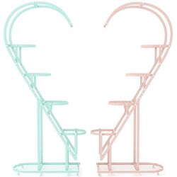 Set de suporturi pentru flori Costway GT4090PB (Pink/Blue)