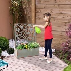 Набор цветочных горшков Costway GT4035CP-2 (Rust) Thumb