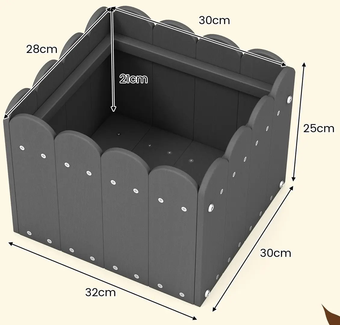 Набор садовых грядок Costway GT4115GR-2 (Grey)