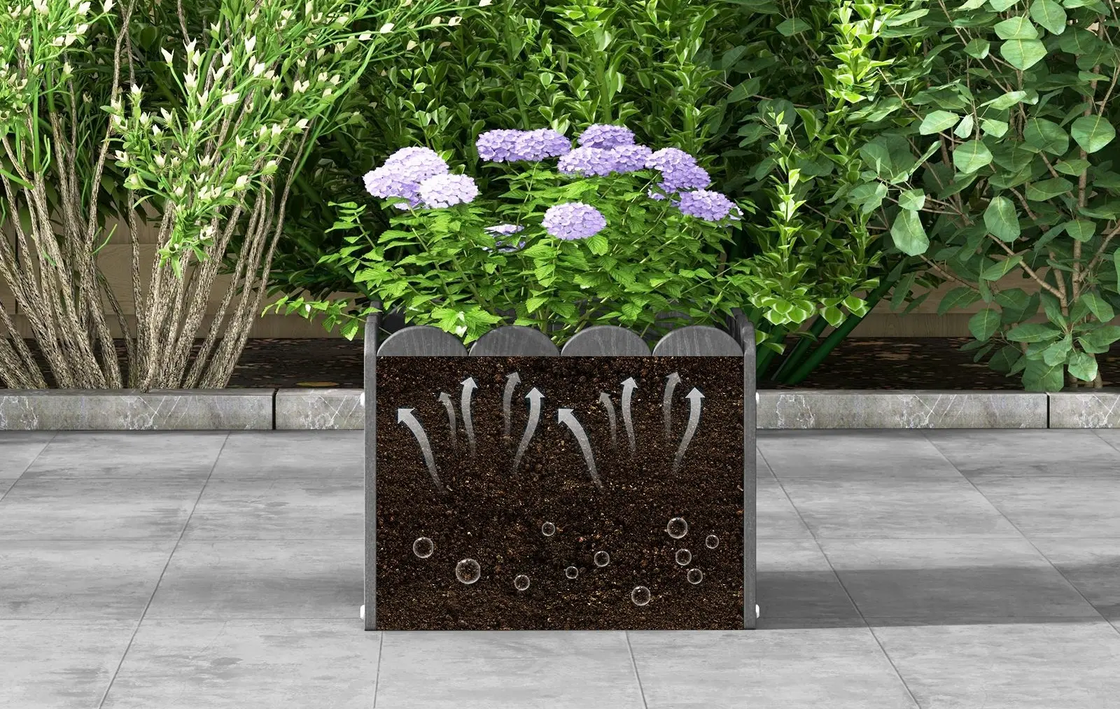 Набор садовых грядок Costway GT4115GR-2 (Grey)