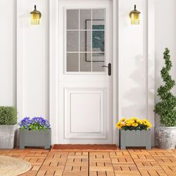 Набор садовых грядок Costway GT4116GR-2 (Grey) Thumb