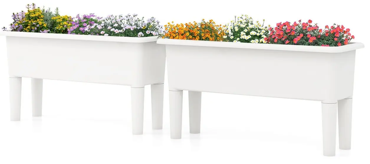 Set paturi de gradina Costway GT4186WH (White)