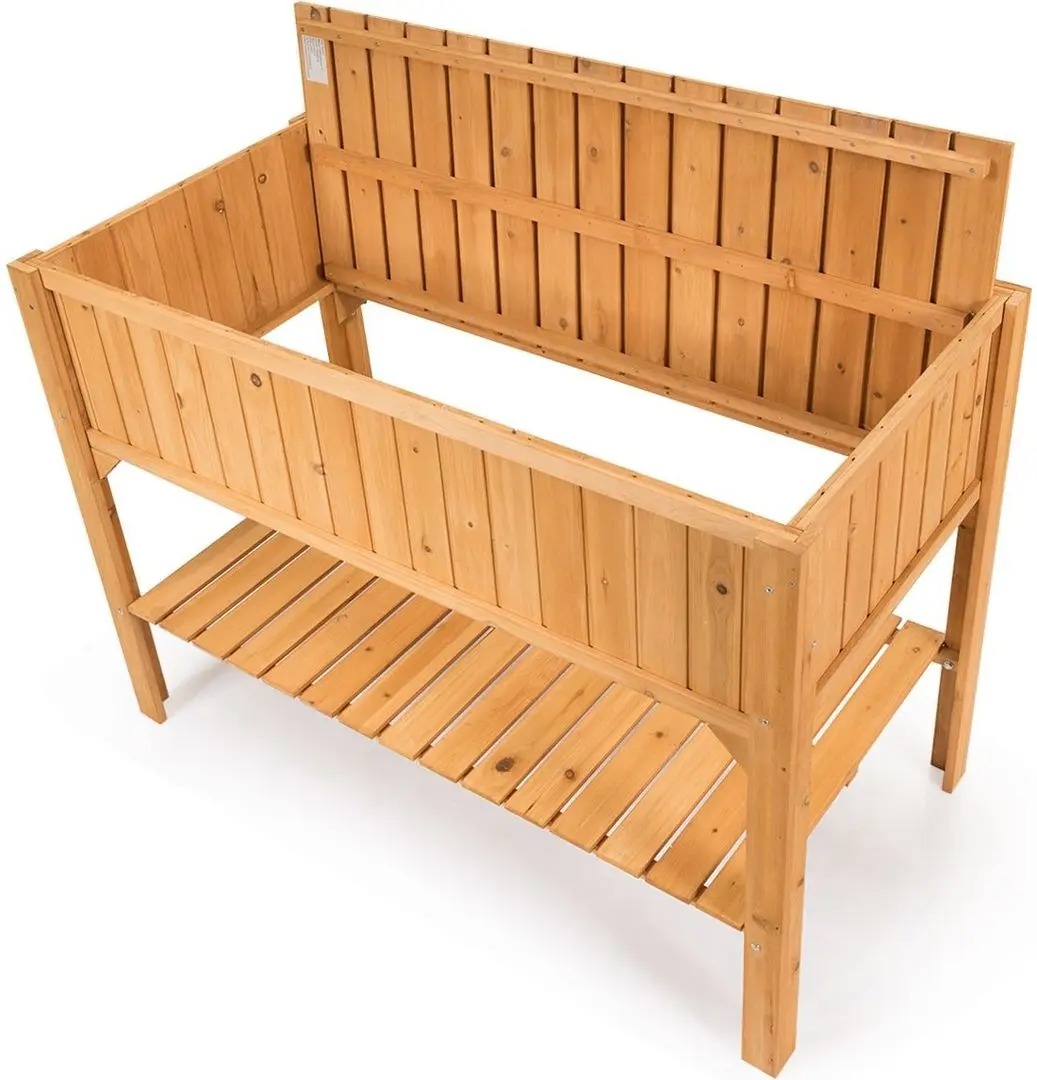 Садовая грядка Costway GT3417 (Natural) - 2