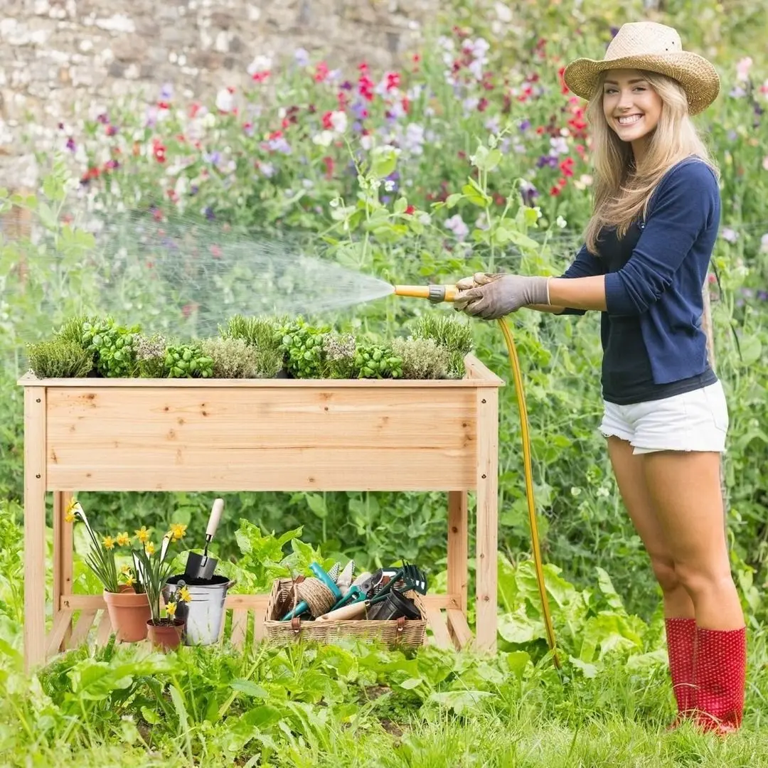 Suport pentru flori Costway GT3474 (Natural) - 2