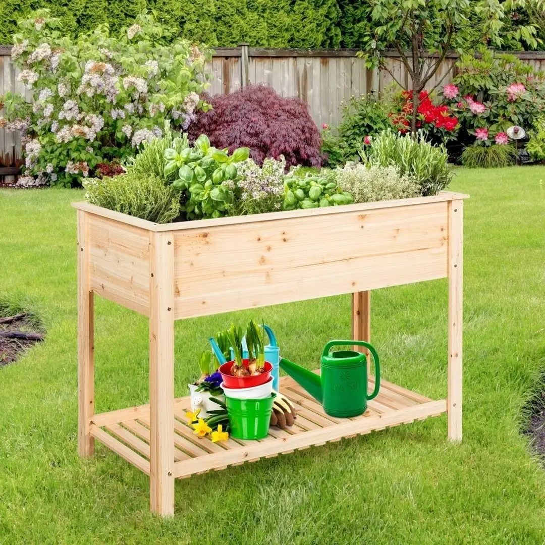 Suport pentru flori Costway GT3474 (Natural) - 4