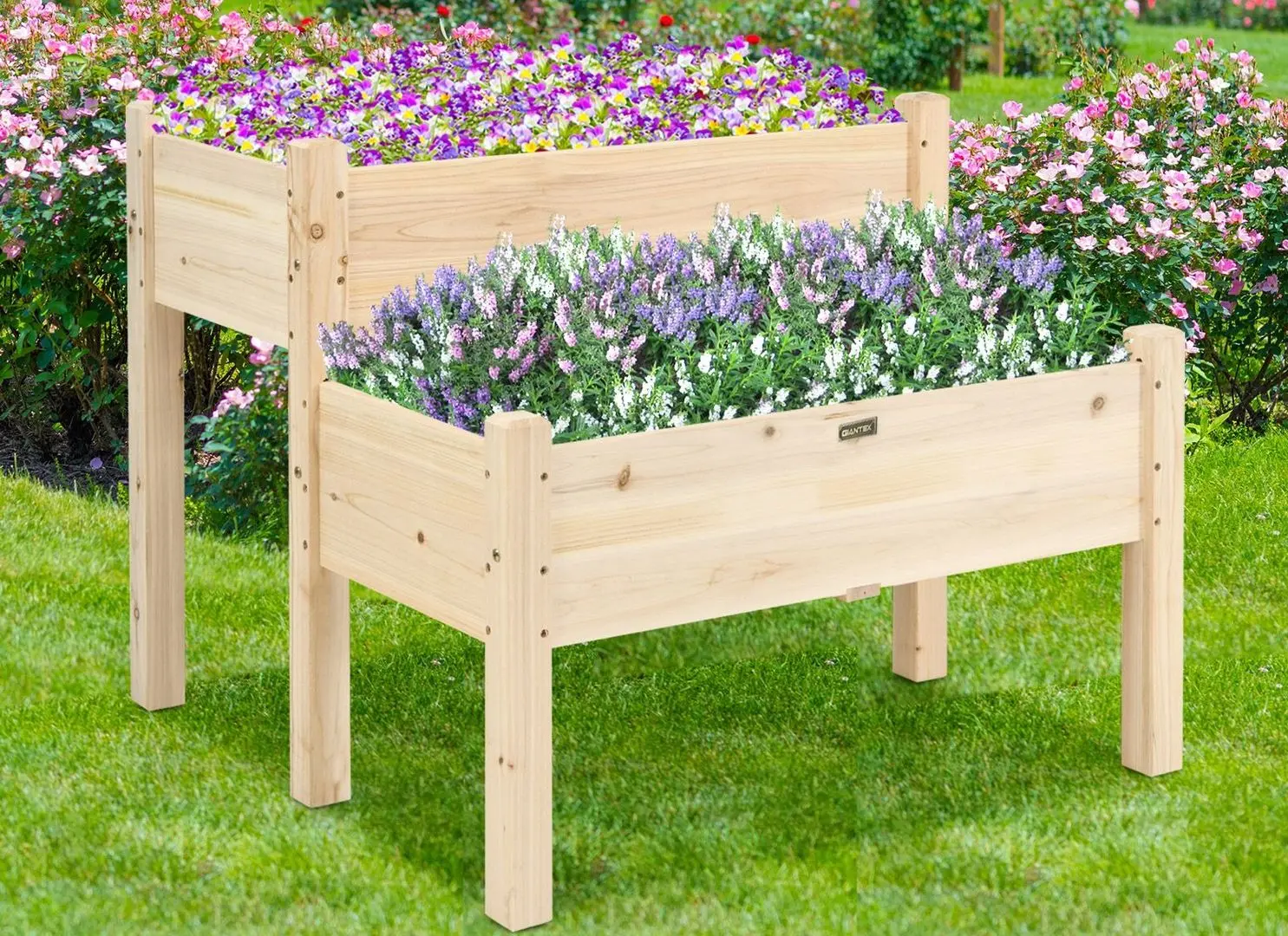 Садовая грядка Costway GT3651 (Natural) - 2