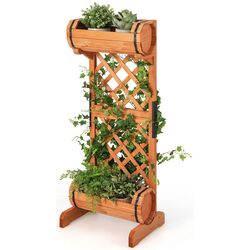 Etajera pentru flori Costway GT3924OR (Orange) Thumb