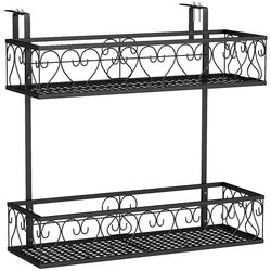 Etajera pentru flori Costway GT3941 (Black)