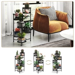 Стеллаж для цветов Costway GT3992DK (Black) Thumb