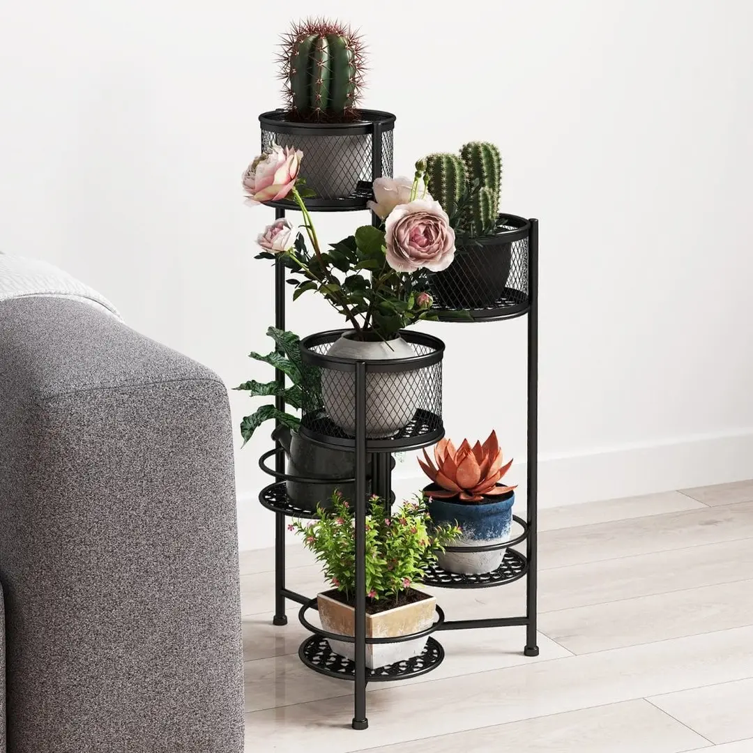 Стеллаж для цветов Costway GT3992DK (Black)