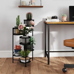 Стеллаж для цветов Costway GT3992DK (Black) Thumb