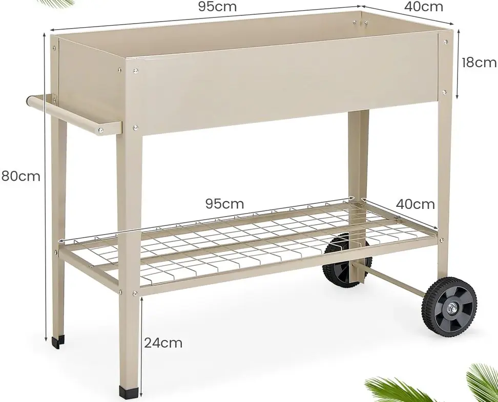 Suport pentru flori Costway GT4042WH (Light Brown) - 3