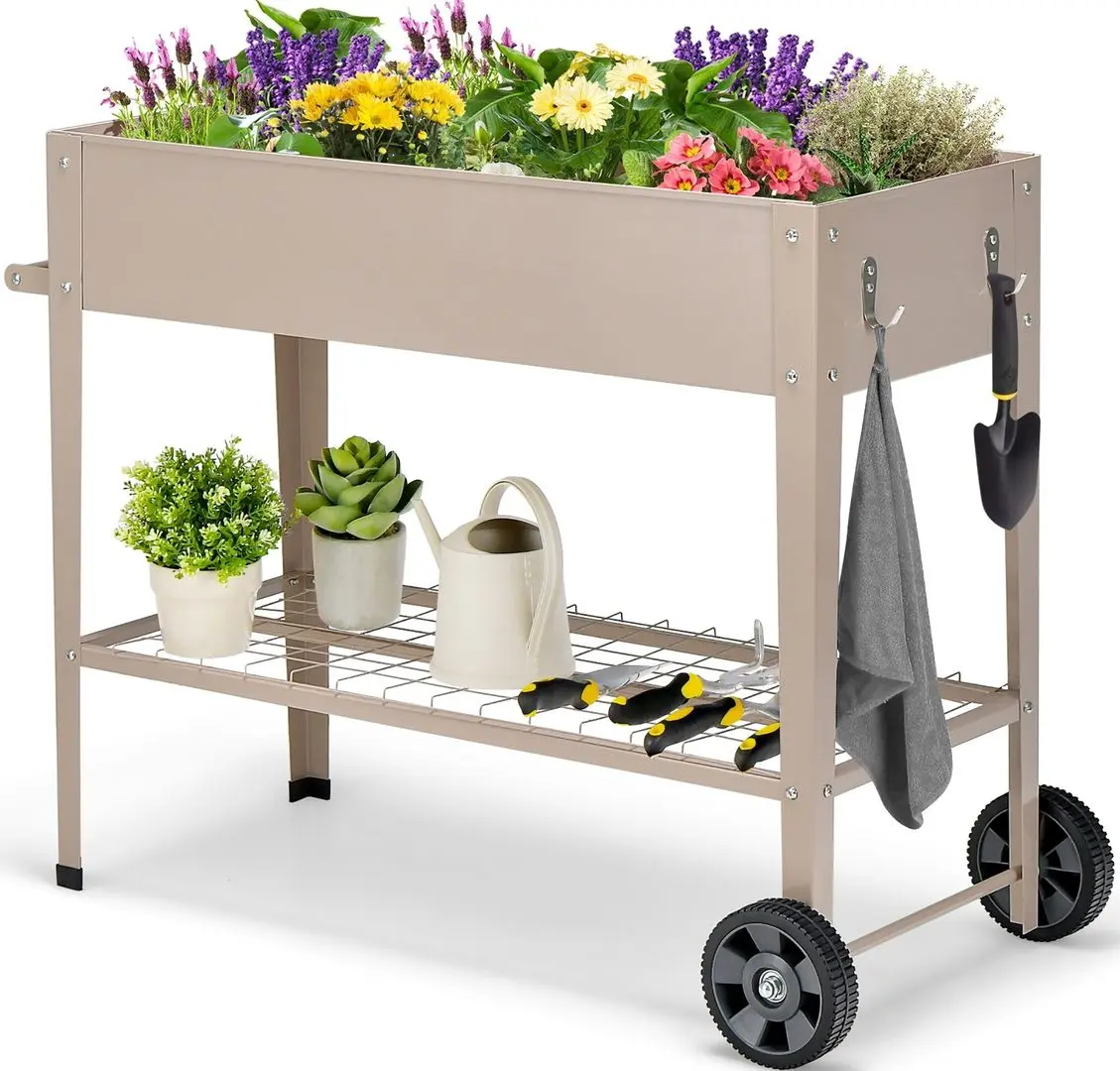 Suport pentru flori Costway GT4042WH (Light Brown)