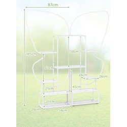 Suport pentru flori Costway GT4315WH (White) Thumb