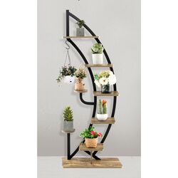 Etajera pentru flori Costway HZ10079NA (Wood/Black) Thumb