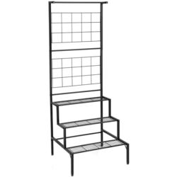 Etajera pentru flori Costway TA10019 (Black)