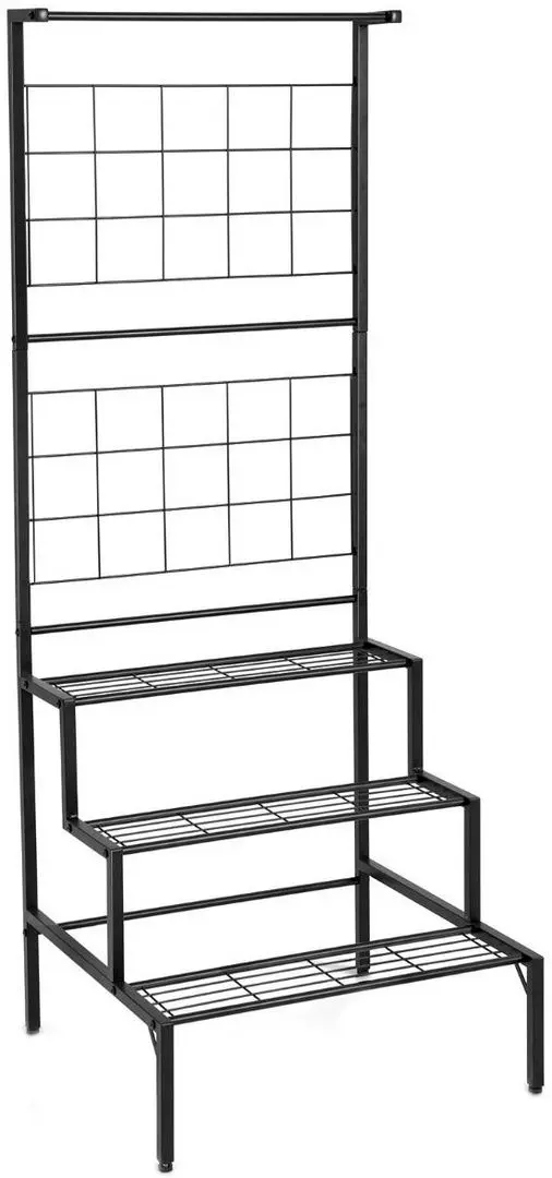 Etajera pentru flori Costway TA10019 (Black)