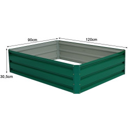 Pat de gradina inaltat Costway GT3031LS (Green) Thumb
