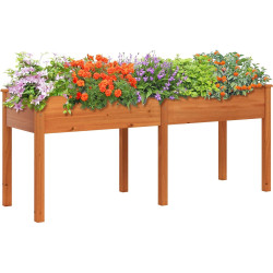 Pat de gradina inaltat Costway GT4278CF (Brown) Thumb