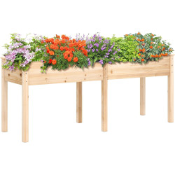 Pat de gradina inaltat Costway GT4278NA (Natural) Thumb