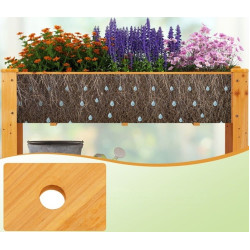 Pat de gradina inaltat  Costway GT4392CF (Brown) Thumb