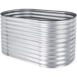 Ghiveci ridicat pentru flori Costway GT3770 (Silver)