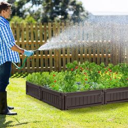 Formă de grădină pentru plante Costway NP10243BN (Brown) Thumb