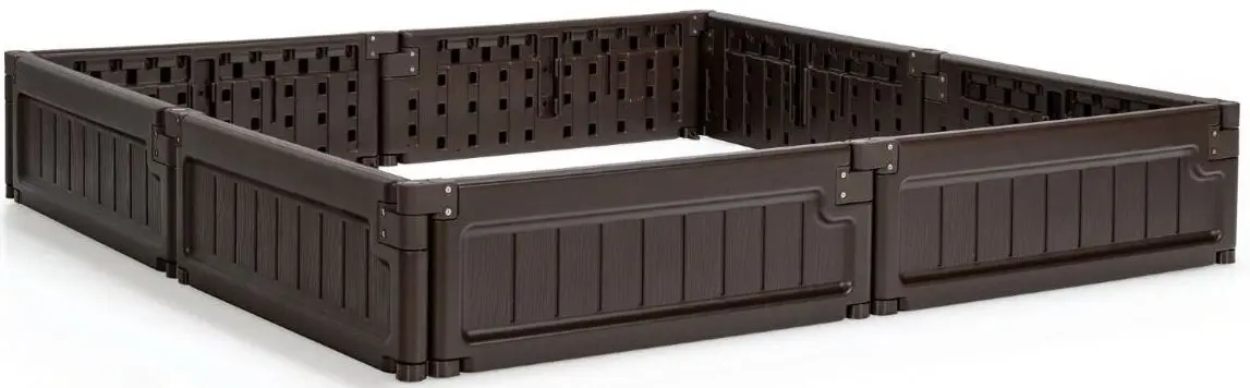 Formă de grădină pentru plante Costway NP10243BN (Brown)