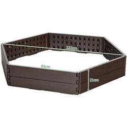 Formă de grădină pentru plante Costway NP10244BN (Brown) Thumb