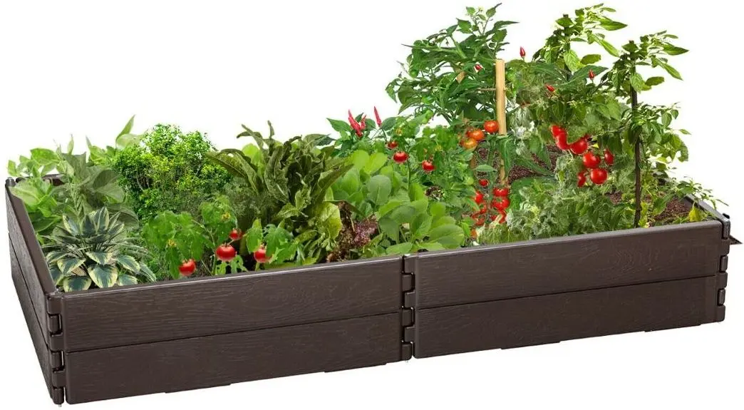 Formă de grădină pentru plante Costway NP10244BN (Brown) - 5